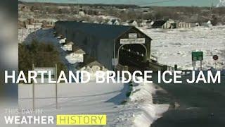 Heartland Bridge Ice Jam - This Day in Weather History - January 18, 2006