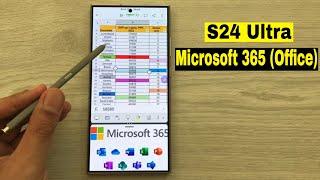 Samsung Galaxy S24 Ultra - How to Use Microsoft 365 (Office) With S Pen - 16 Tips & Tricks