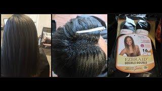 Straight Crochet Weave on a Weaving Net | AKIYIAKELLY