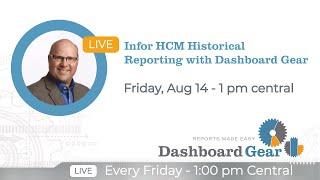 HCM Historical Reporting with Dashboard Gear