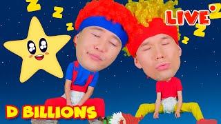 LIVE - D Billions Best Educational Songs for Kids | Twinkle Little Star, Om-Nom-Nom with Mini DB