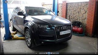 Ремонт крепления тяги датчика положения кузова на АУДИ Q7 2006 AUDI Q7 3,0 дизель