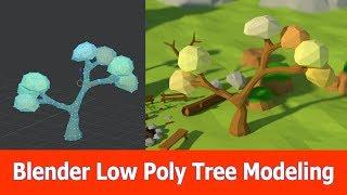 Blender Low Poly Tree Modeling