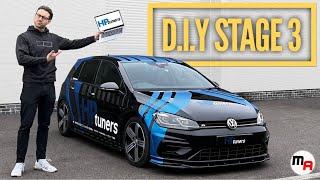 D.I.Y STAGE 3 ON MK7.5 VW GOLF R - YOU CAN MAP YOUR CAR ON THE DRIVEWAY WITH HP TUNERS