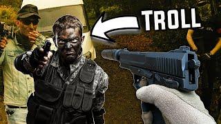 Airsoft Trolls vs Pro Sniper (WHO WINS?)