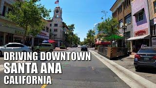 DRIVING IN DOWNTOWN SANTA ANA, CALIFORNIA