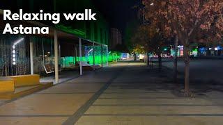 A relaxing walk in Astana to the lofi hip hop - beats to chill/study to