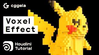 Voxel Effect | Houdini Tutorial