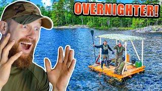 Mit SELBSTGEBAUTEM Floß durch Schweden! - Overnighter auf Insel | Fritz Meinecke reagiert auf Mattin