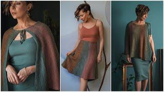 Learn How to Knit this Easy Breezy, Versatile Shawl (or is it a Skirt?) and Master the Wrap and Turn