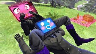 TV Woman x TV Man LOVE STORY 5 & TV Man SAVES TV Woman In Garry's Mod!