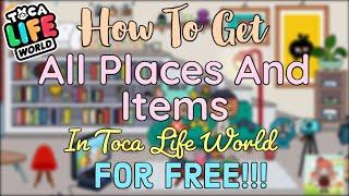 How to Get All Places In Toca Life World For Free [Latest 2025 Version - Still Works] | Toca Boca