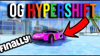 Unlocking The Rarest Item In The Game... (OG Hypershift) | Roblox Jailbreak