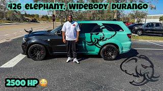 The fastest 426 elephant ￼Widebody Durango ￼in America  pushing over 2500 hp ￼