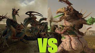 Харибда vs Мерзость из Адской Дыры: Total War Warhammer 3. Immortal Empires. тесты юнитов v 4.2.2