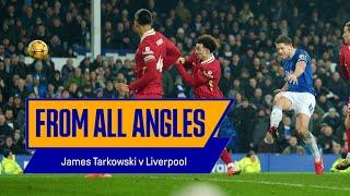 EVERY angle of Tarkowski's Merseyside derby stunner! 