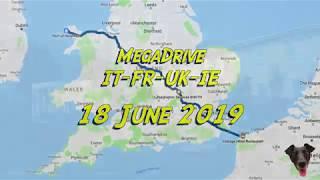 SUMMER '19 2000KM ROAD TRIP IT/FR/UK/IE - DAY 3: U.K. - DASHCAM VIDEO (Front)