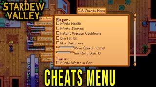 CJB CHEATS MENU - MONEY, FRIENDSHIPS, HEARTS, ETC. [HOW TO INSTALL] - Stardew Valley