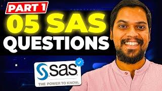 Clinical SAS Interview Question & Answer | Part 01