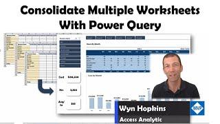 Consolidate Multiple Excel Worksheets using Power Query Custom Functions