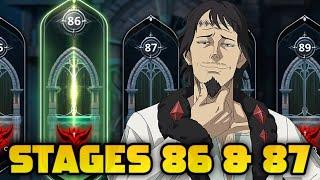 HALL OF ILLUSIONS STAGES 86 & 87! | Black Clover Mobile