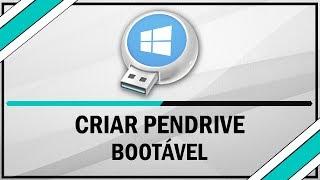 Como criar um pendrive bootável / sem programas