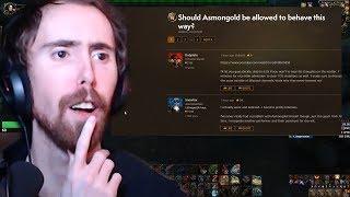 Asmongold Responds To Hate Thread On WoW Forums!