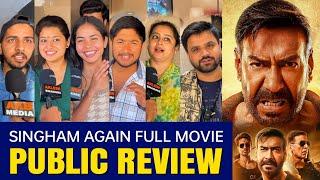 Singham Again Public Review, Ajay Devgan, Akshay Kumar, Tiger Shroff, Ranveer, Singham Again Review