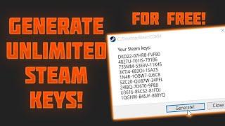 HOW TO GENERATE STEAM KEYS FOR FREE 2022 [NO SURVEYS]