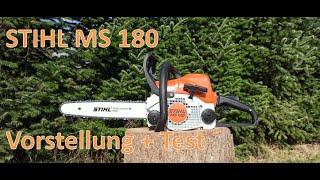 Stihl MS 180 Vorstellung + Test! Nur Brennholzsäge? Oder auch für größere Stämme?