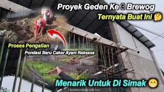 Proyek Geden Ke 3 Brewog Ternyata Buat Ini  || Proses Pengalihan Pondasi Cakar Ayam Raksasa