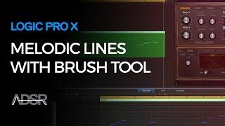 Shaping Melodic Lines with Logic Pro X Brush Tool