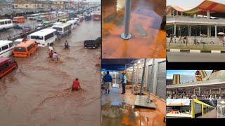 Floods at New Kejetia Market Kumasi Ghana