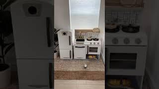 Kids Kitchen DIY Remodel Part 3 - Final Reveal! | Toddler Play Kitchen Upgrade | DIY Play Kitchen