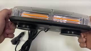 Beam flashing orange LED double-sided mini