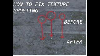 Reality Capture Texture Ghost Problem