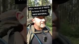 2 TESTS for a Man to Know if She's WIFE MATERIAL: