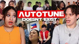 Auto Tune is not a thing in The Philippines...! Latinos react to 'OPM Singers Acapella'
