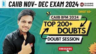 CAIIB 100+ Important Exam Based Questions | BFM Doubt Class