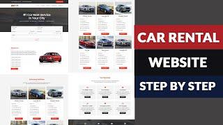 How To Make a Car Rental Website with WordPress & Elementor with Hello Theme 2024 [FREE]