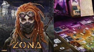 1-Настольная игра Зона: Секрет Чернобыля (Zona: The Secret of Chernobyl). Расклад игры