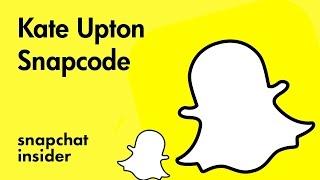 Kate Upton - Add with Snapchat Snapcode - kateupton - snapchat insider