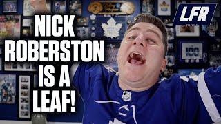 Nick Robertson Is A Leaf! - FWD Signs 1-Year Extension With Toronto