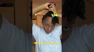 Come with me on my Locs journey #shorts #microlocs#microlocshairstyle