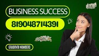 How to achieve Business Success with the help of Grabovoi Numbers - 819048714391