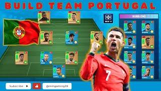 DLS 24 | Build Team Portugal in DLS 24 | Xây dựng đội hình Bồ Đào Nha trong Dream League Soccer 24