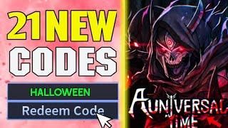 *NEW CODES* ROBLOX A UNIVERSAL TIME CODES 2024 | AUT CODES | AUT HALLOWEEN UPDATE