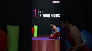 An Easy Exercise For Flexibility | Cat and Camel | my121 | my121wellness #fitness #yoga #exercise