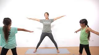 Yoga For Stress Relief | 20 Minute Kids Yoga Class with Yoga Ed. | Ages 9-10