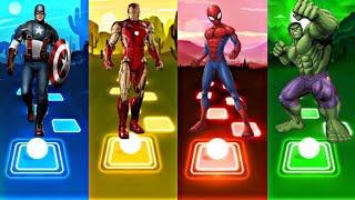 Telis Hop EDM Rush - Capitan America vs Iron man vs Spiderman vs Hulk